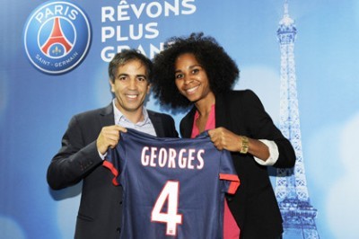 D1 - Le PSG officialise les signatures de Marie-Laure DELIE et Laura GEORGES D1 - Le PSG officialise les signatures de Marie-Laure DELIE et Laura GEORGES