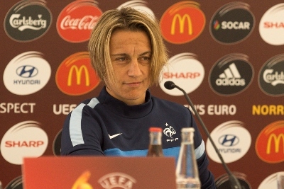 Sandrine Soubeyrand deviendra avec 28 jours de plus, la participante la plus âgée à une phase finale de l'Euro Sandrine Soubeyrand deviendra avec 28 jours de plus, la participante la plus âgée à une phase finale de l'Euro