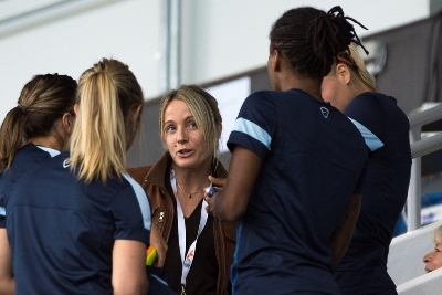 Sonia Bompastor est passée de l'autre côté du terrain pour cet Euro Sonia Bompastor est passée de l'autre côté du terrain pour cet Euro