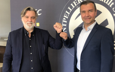 Laurent Nicollin et Yannich Chandioux (photo MHSC) Laurent Nicollin et Yannich Chandioux (photo MHSC)
