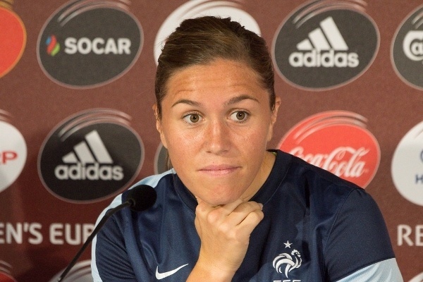 Compétitrice, Camille Abily ne lâchera pas le match (photo Eric Baledent)