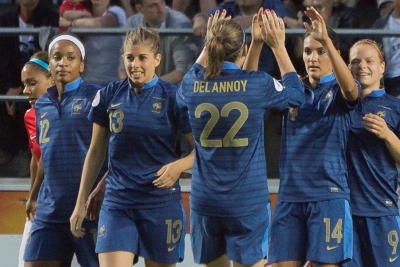 Camille Catala a déjà inscrit deux buts avec les Bleues. C'était face à la Roumanie et aux Jeux contre la Corée du Nord Camille Catala a déjà inscrit deux buts avec les Bleues. C'était face à la Roumanie et aux Jeux contre la Corée du Nord