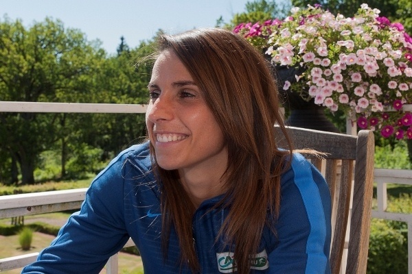 Jessica Houara avait le sourire ce dimanche matin à la villa Fridhem (Photos : Eric Baledent) Jessica Houara avait le sourire ce dimanche matin à la villa Fridhem (Photos : Eric Baledent)