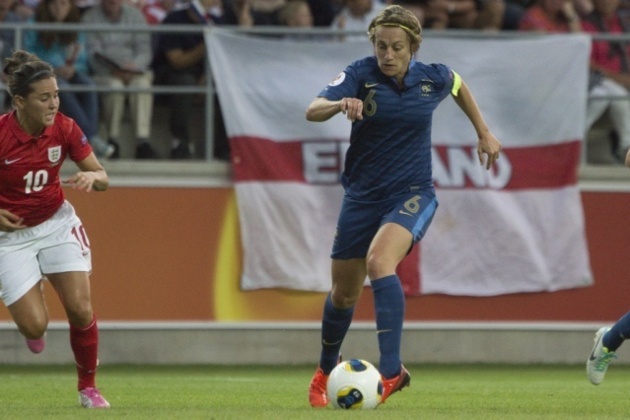 Sandrine Soubeyrand a joué son dernier match en Bleue (Photo : Eric Baledent)