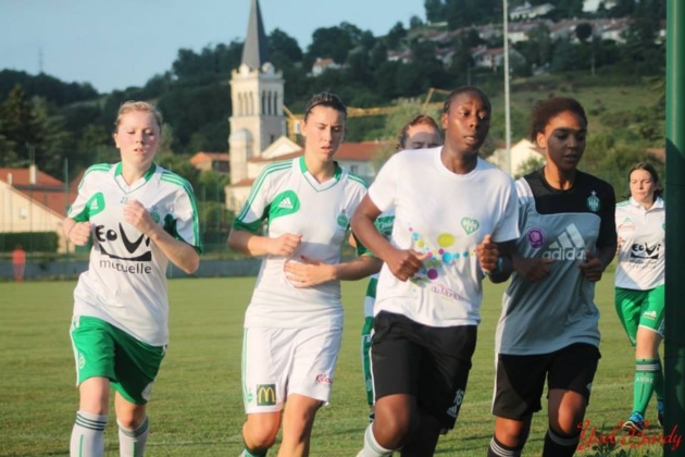 Les Vertes ont repris l'entraînement le 7 août (Photo : ASSE féminine)