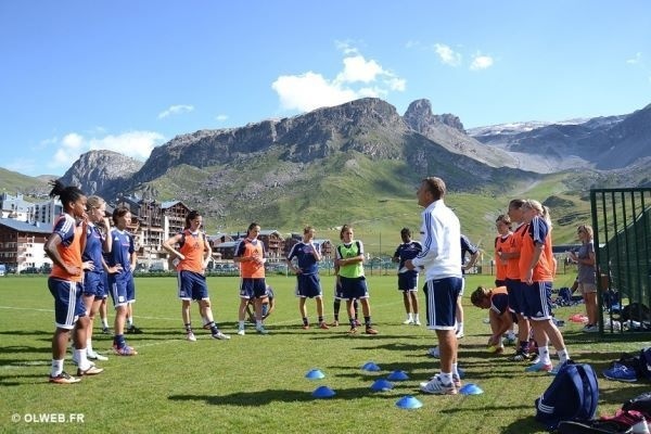 Comme d'habitude, les Lyonnaises sont parties en stage à Tignes dix jours (Photos : olweb)