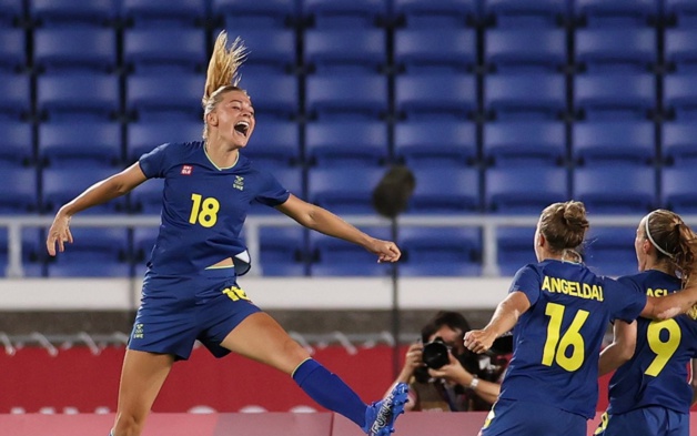 Fridolina Rolfö a inscrit le seul but de la rencontre (photo twitter FIFA) Fridolina Rolfö a inscrit le seul but de la rencontre (photo twitter FIFA)