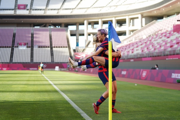 Rapinoe a mis son équipe sur de bons rails (photo USWNT) Rapinoe a mis son équipe sur de bons rails (photo USWNT)