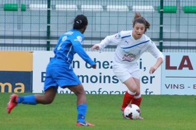 Lydia Belkacemi et Soyaux ont eu des opportunités en seconde période (photo : Nicolas Regnault)