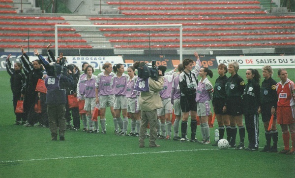 Toulouse et Frankfurt avant la rencontre (photo archive footofeminin)