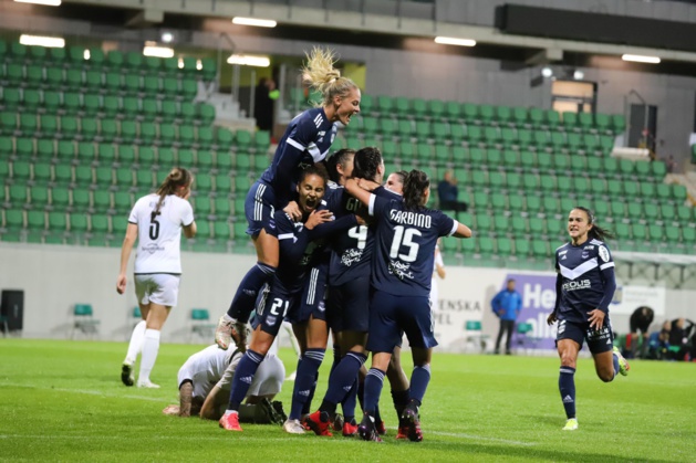 Vanessa Gilles permet de se qualifier dans les arrêts de jeu (photo twitter fcgb) Vanessa Gilles permet de se qualifier dans les arrêts de jeu (photo twitter fcgb)