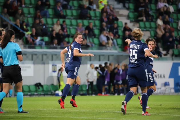 Katja Snoeijs a donné un peu d'air à son équipe avant la pause (photo FCGB) Katja Snoeijs a donné un peu d'air à son équipe avant la pause (photo FCGB)