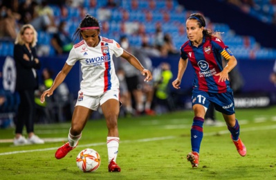 Perle Morroni a marqué le deuxième but lyonnais Perle Morroni a marqué le deuxième but lyonnais