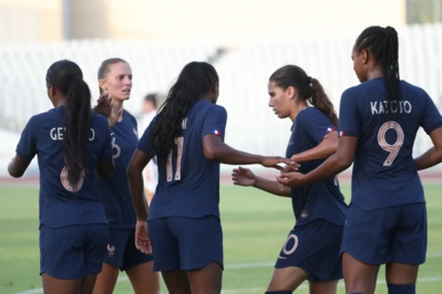 L'attaque tricolore a été à la fête (photo A.Mesa/FFF) L'attaque tricolore a été à la fête (photo A.Mesa/FFF)