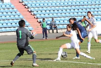 Marie-Laure Delie a ouvert le compteur (photo SKZ) Marie-Laure Delie a ouvert le compteur (photo SKZ)