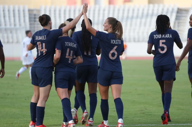 L'attaque française a été d'une grande efficacité (photo A. Mesa/FFF) L'attaque française a été d'une grande efficacité (photo A. Mesa/FFF)