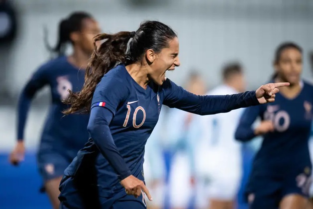 Amel Majri offre la victoire dans les arrêts de jeu (photo FFF) Amel Majri offre la victoire dans les arrêts de jeu (photo FFF)
