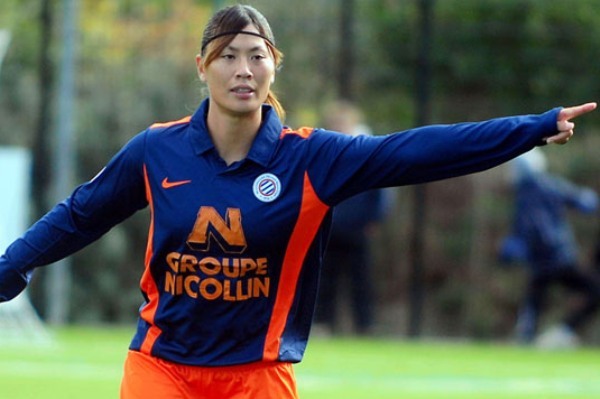 Déjà trois passes décisives et deux buts pour la Japonaise Rumi Utsugi (photo MHSC) Déjà trois passes décisives et deux buts pour la Japonaise Rumi Utsugi (photo MHSC)
