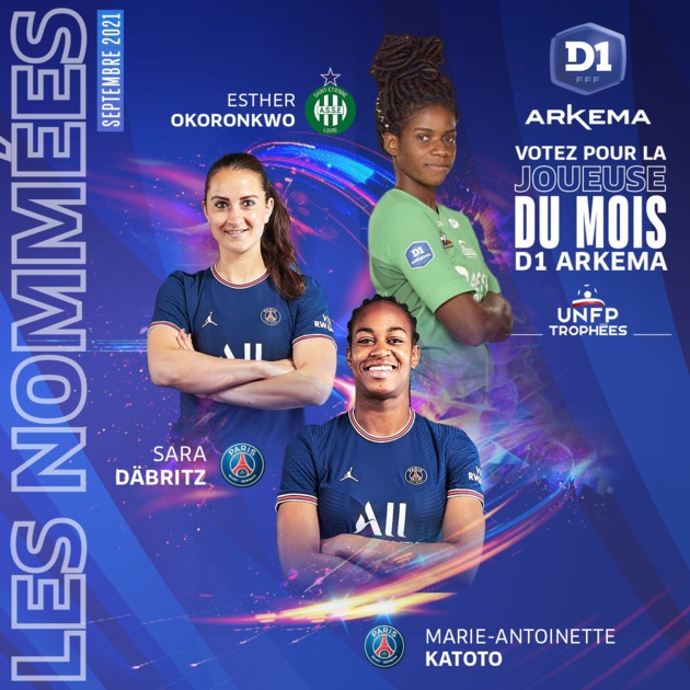 #D1Arkema - Joueuses du mois de septembre : les trois nommées #D1Arkema - Joueuses du mois de septembre : les trois nommées