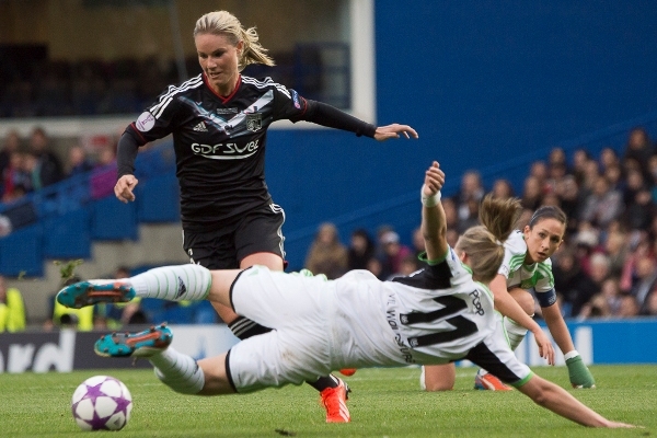 Amandine Henry et l'OL veulent remettre les choses à plat (photo Eric Baledent)