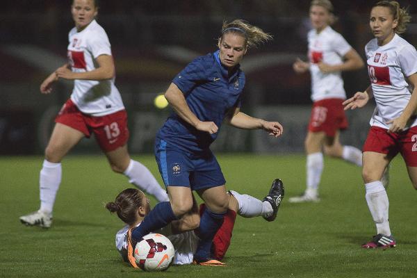 Eugénie Le Sommer s'offre un doublé (photo Eric Baledent)