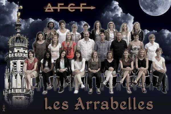 Les Arrageoises ont tenu la pose et sont devenues pour l'occasion les Arrabelles (photo JLuc Martinet)