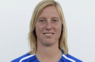 La capitaine du Turbine Potsdam se dit plutôt confiante avant de recevoir l'équipe lyonnaise au match aller (Photo : Turbine Potsdam). La capitaine du Turbine Potsdam se dit plutôt confiante avant de recevoir l'équipe lyonnaise au match aller (Photo : Turbine Potsdam).