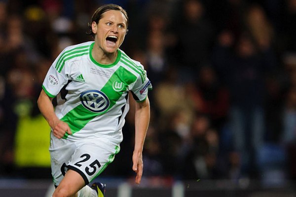 Le penalty réussi par Martina Müller pourrait avoir son importance pour le match retour (photo club) Le penalty réussi par Martina Müller pourrait avoir son importance pour le match retour (photo club)