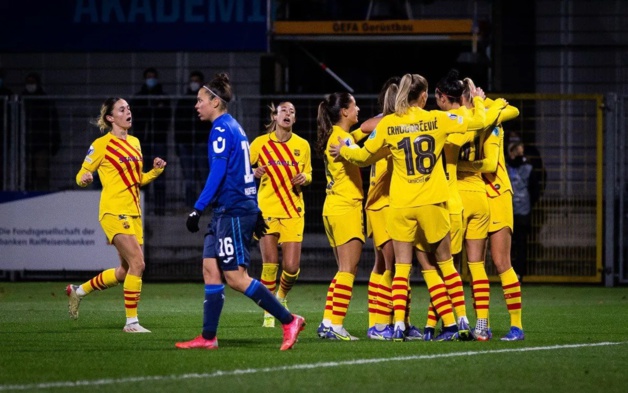 Les Barcelonaises passent les étapes sans souci (photo FCB) Les Barcelonaises passent les étapes sans souci (photo FCB)