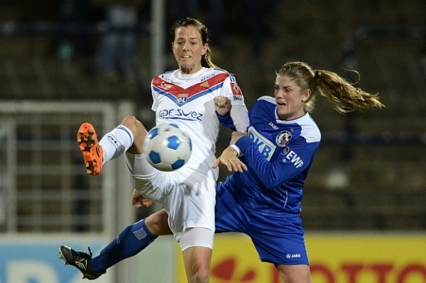 Lotta Schelin n'a pas été à son aise à l'aller (photo FFC Turbine Potsdam)