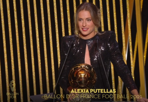 Ballon d'Or - Alexia PUTELLAS vainqueur du trophée 2021