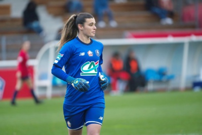 La gardienne du LOSC Elisa Launay avait vu son équipe s'imposer 7-0 lors du match initial (photo LOSC)