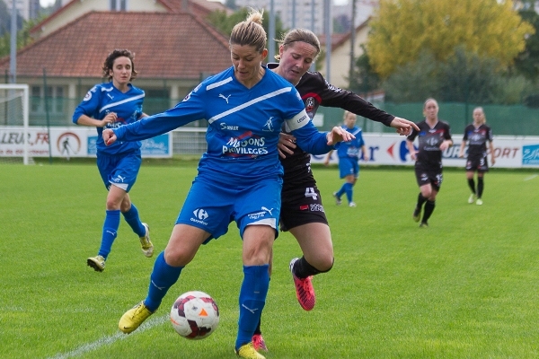 Marina Pascaud, la capitaine de Soyaux, a pleinement retrouvé la D1 cette saison (photo W Morice)