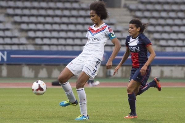 Wendie Renard et les Lyonnaises peuvent mettre Paris à neuf points. (Photo Eric Baledent)