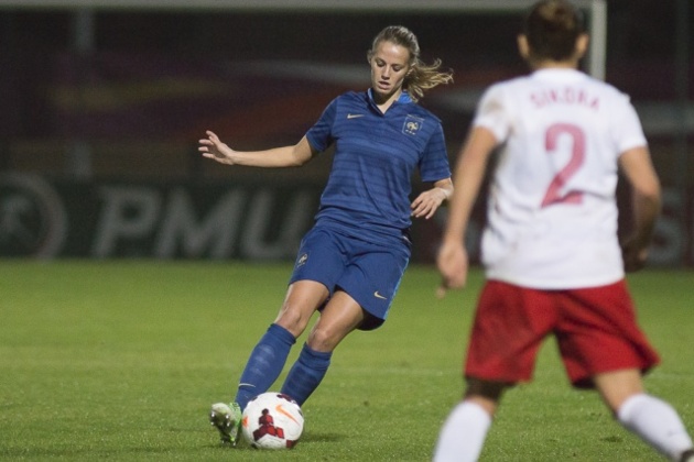 Sandie Toletti totalise déjà deux sélections avec les Bleues (Photo : Eric Baledent)