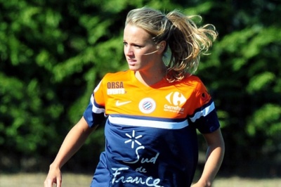 Sandie Toletti porte les couleurs du MHSC depuis 2010 (source : MHSC) Sandie Toletti porte les couleurs du MHSC depuis 2010 (source : MHSC)