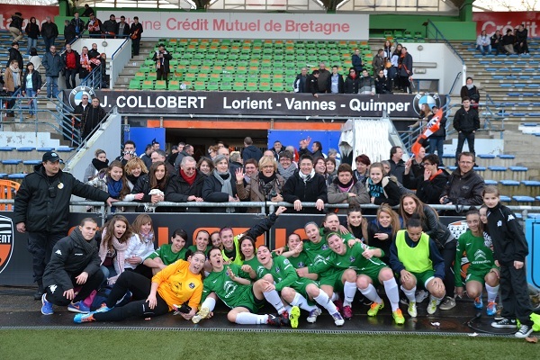 Les Vertes continuent sur leur lancée avec une cinquième victoire consécutive en 2014. Photo Foot49