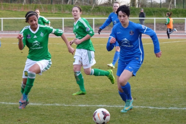 Aude Moreau et les Stéphanoises se sont rendu le match facile (Photo : Thibault Simonnet)