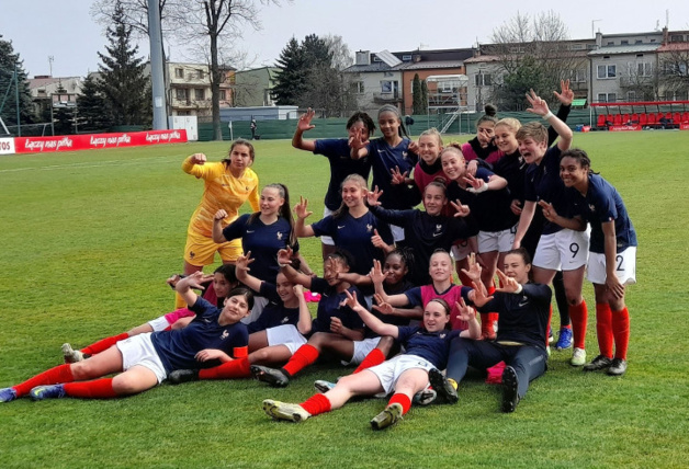 Les Françaises fêtent leur qualification pour l'Euro Les Françaises fêtent leur qualification pour l'Euro