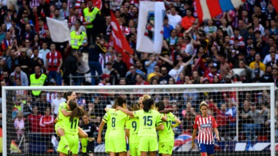 Le duel Atlético - Barça en mars dernier a établi le record de matchs entre clubs en championnat à plus de 60 000