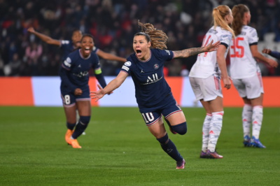 Bachmann laisse exploser sa joie (photo PSG) Bachmann laisse exploser sa joie (photo PSG)