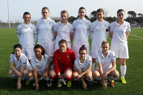 Les Bleues lors du match face à Montpellier (photo FFF)