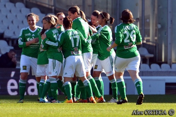 Comme à l'aller, l'ASSE a inscrit un but aux Lyonnaises