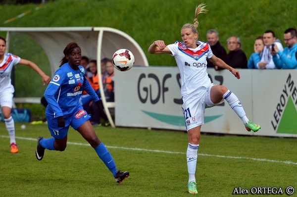 Dickenmann et l'OL après un succès un à zéro face à Yzeure, a aussi peiné contre Rodez Dickenmann et l'OL après un succès un à zéro face à Yzeure, a aussi peiné contre Rodez