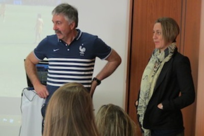 Gilles Eyquem avec Sandrine Soubeyrand (photo Gilles Eyquem)