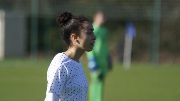 Jade Nassi a marqué l'unique but tricolore juste après son entrée en jeu (photo Sébastien Duret)