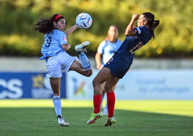 Bahlouli, à droite, a égalisé sur un exploit personnel (photo UEFA.com) Bahlouli, à droite, a égalisé sur un exploit personnel (photo UEFA.com)