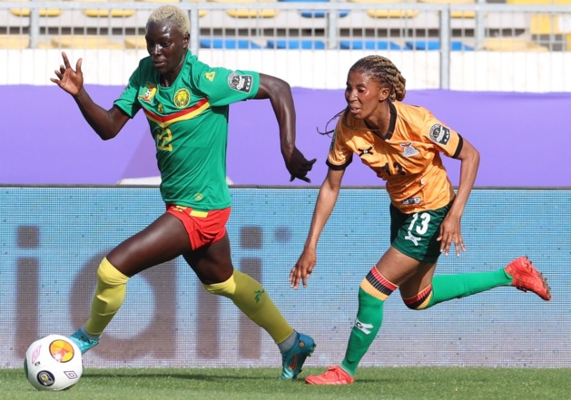 Abam et ses partenaires ont buté sur la défense zambienne (photo CAF) Abam et ses partenaires ont buté sur la défense zambienne (photo CAF)