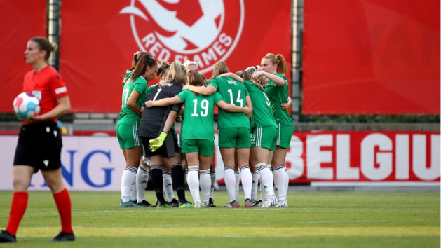 L'Irlande du Nord reste sur une défaite 1-4 en Belgique (photo Irish FA)