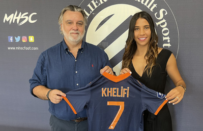 Léa Khélifi quitte le PSG pour Montpellier (photo MHSC) Léa Khélifi quitte le PSG pour Montpellier (photo MHSC)